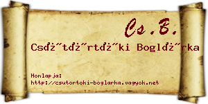 Csütörtöki Boglárka névjegykártya
